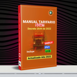 Manual Tarifario SOAT 2025 en Excel UVB - WimerShop